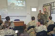 Conferencia del Coronel de Ejército Cristian Arraigada