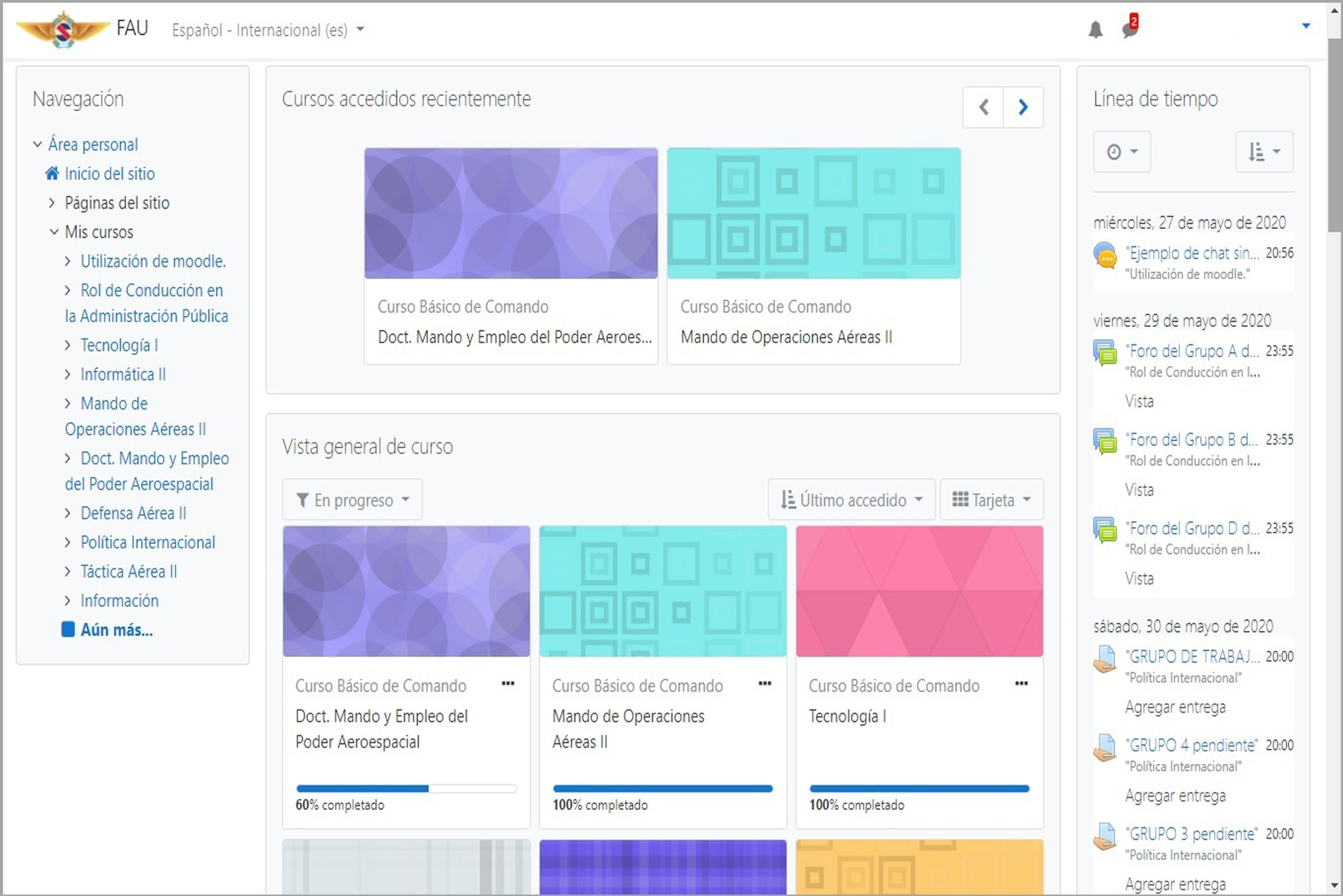 Plataforma digital para cursos regulares de la ECEMA