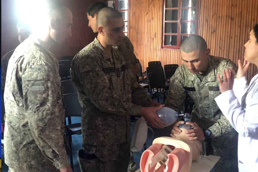 Curso de Evacuación Aeromédica y Traslado Sanitario<br>Práctica sobre Vía Aérea Avanzada